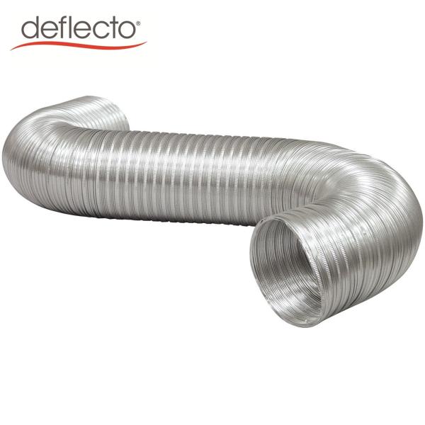350mm Aluminum Semi Rigid Flexible Duct HVAC Parts Fire Resistant Big Diameter