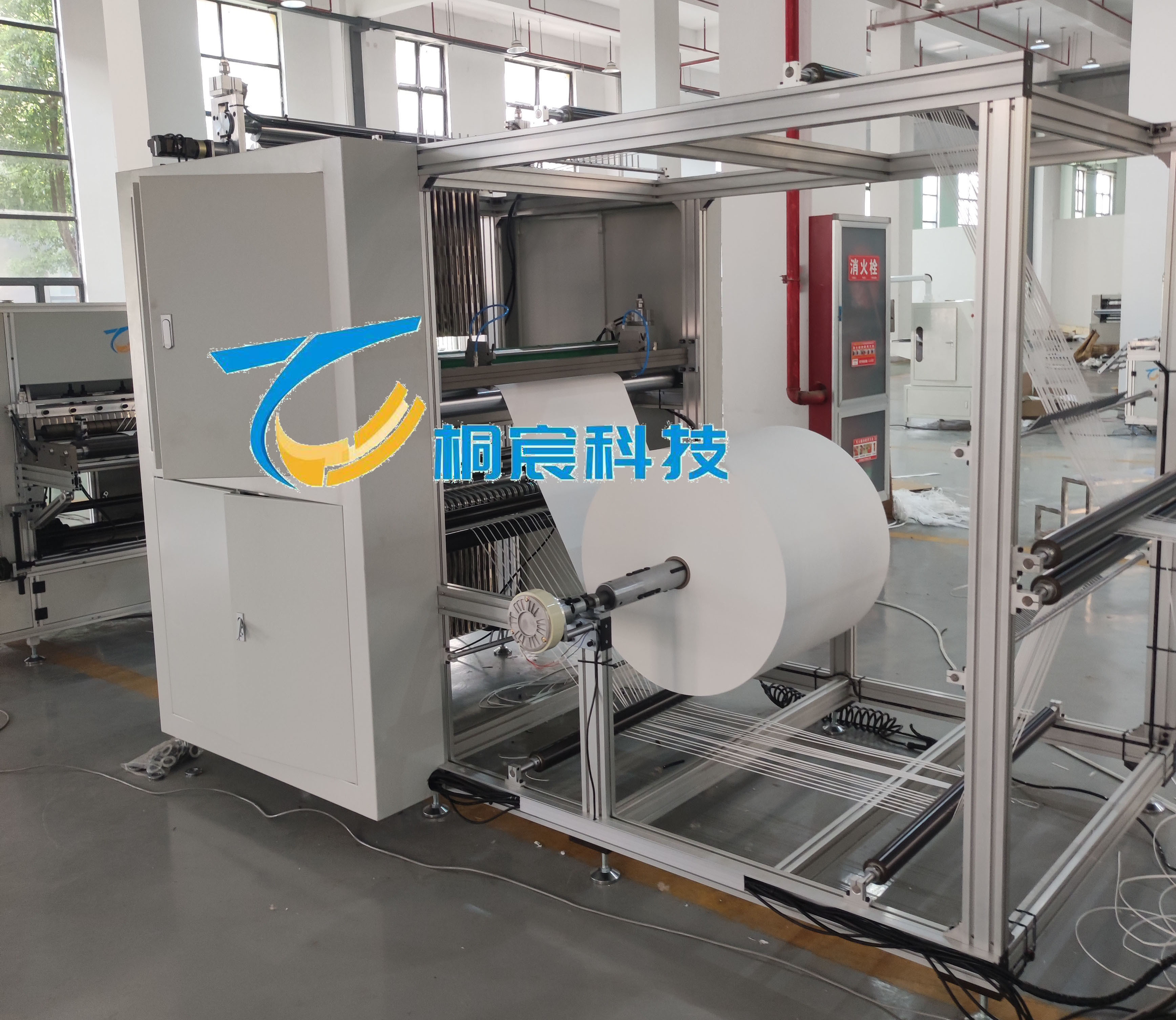Servo Driven Filter Pleating Machine 80mm Diameter Glass Fiber Pleating Machine Customized