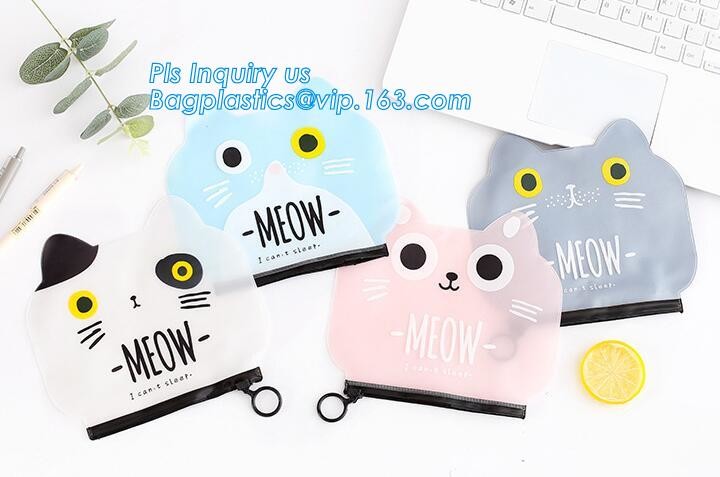 Zip Top Custom Printing Eco Friednly Slider Zip lockk Bag, slider zipper pvc pouch clear vinyl pvc Zip lockk bag