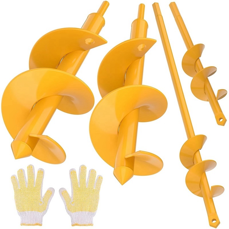 OEM Garden Auger Spiral Shaft Auger Screw Planting Post Hole Digger Tools