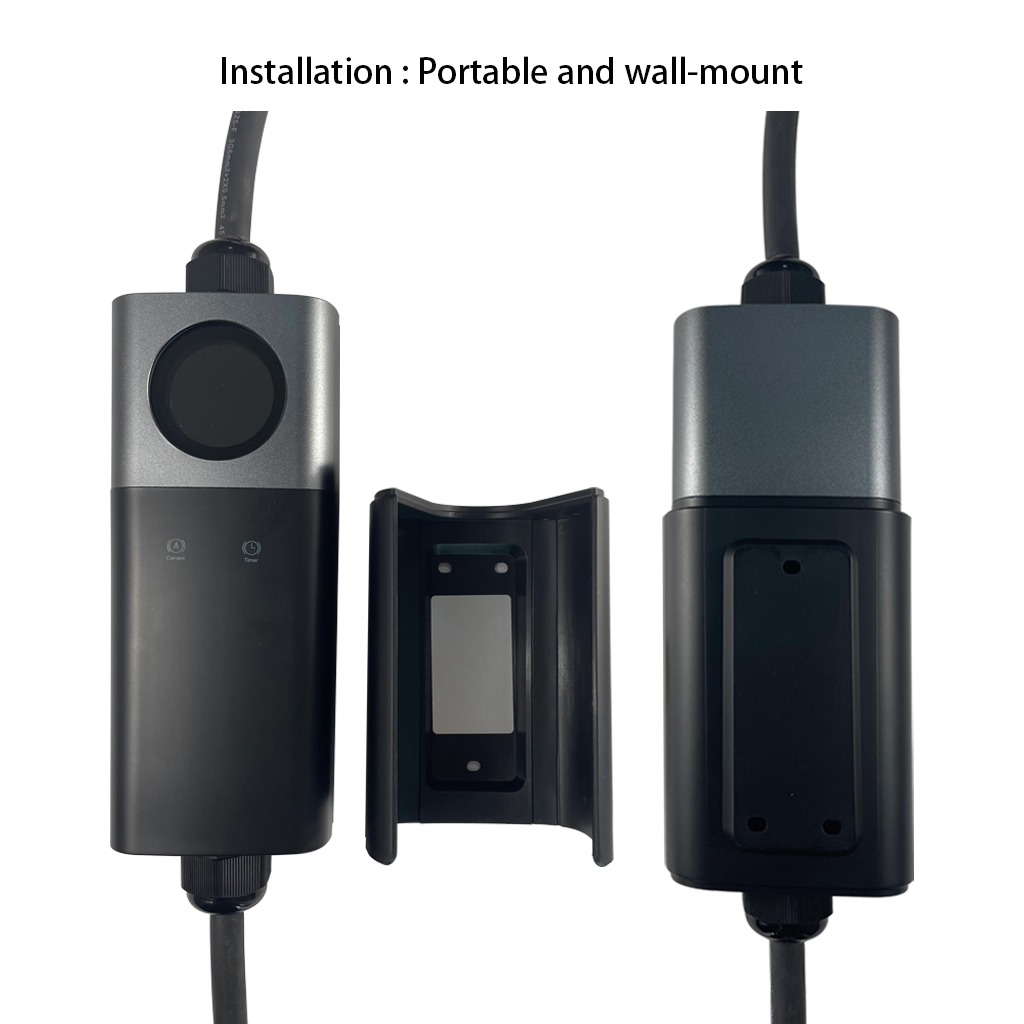 NACS 40A Tesla Portable EV Charger Level 2 Electric Car Mobile Charging Station