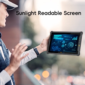 Industrial ONERugged M80J 8 inch Win11 Pro Tablet IP65 Waterproof MIL-STD-810H Certified for Outdoor Work