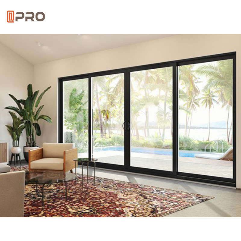 Customized Exterior Aluminum Sliding Door Soundproof Double Glaze