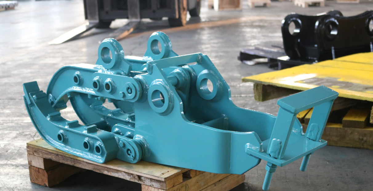 1-30 Ton Mechanical Grab For Excavator 42CrMo Excavator Grapples