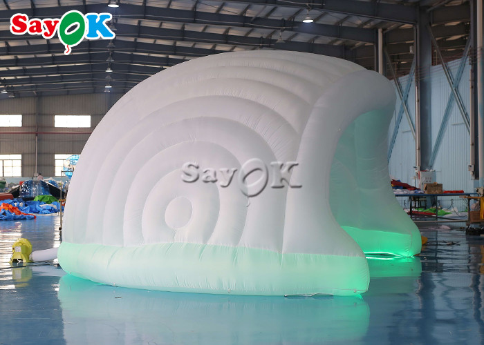 Inflatable Air Tent Portable Semicircle Helmet Shape Inflatable Stage Tent