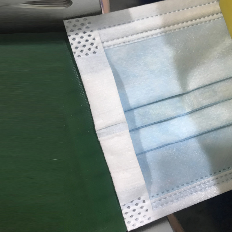 Eco Friendly Spunbond PP Nonwoven Fabric Sesame dots For Ear Loop