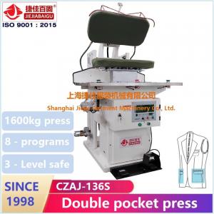 China Scissors Type Automatic Garment Ironing Machine With Spray on sale
