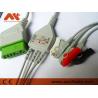 Buy cheap 12 Pin Patient Monitor Cables 3 Lead Clip Cable Ecg Nihon Kohden from wholesalers