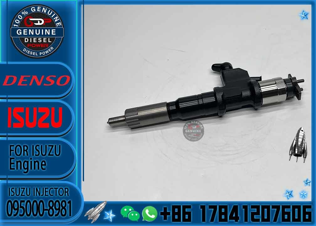 High Quality New Diesel Common Rail Fuel Injector 095000-8981 For ISUZU 6WG1