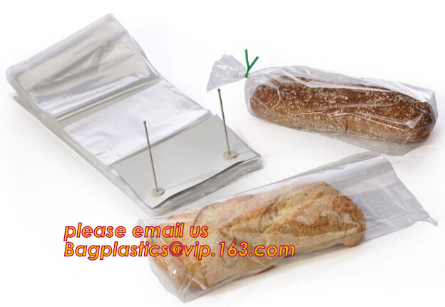 Virgin PE Reclosable Clear Flat Plastic Wicketted bag for packing food,Side Sealed Wicket Bag with Metal on the Blocked