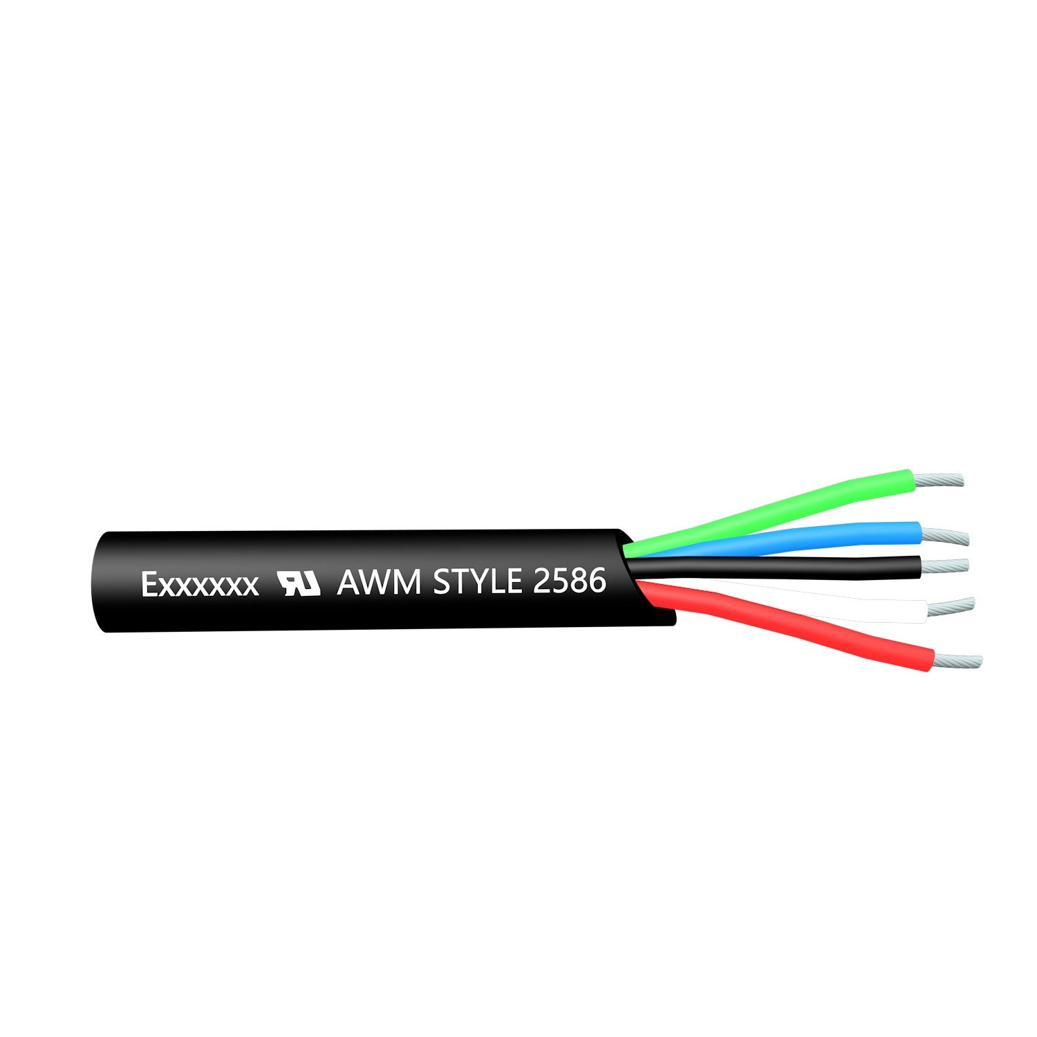 Copper Stranded Wire Cable UL AWM 2586 105 Degree High Temperature