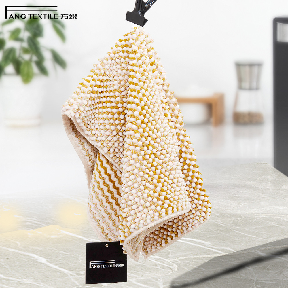 Recycle Super Water Absorbent Shaggy Fluffy Chunky Chenille Bath Mat