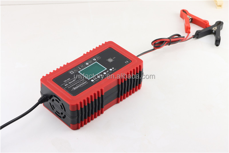 12V10A 24V5A Automatic Lead-Acid Battery Charger with 90% Charging Efficiency and Current Protection