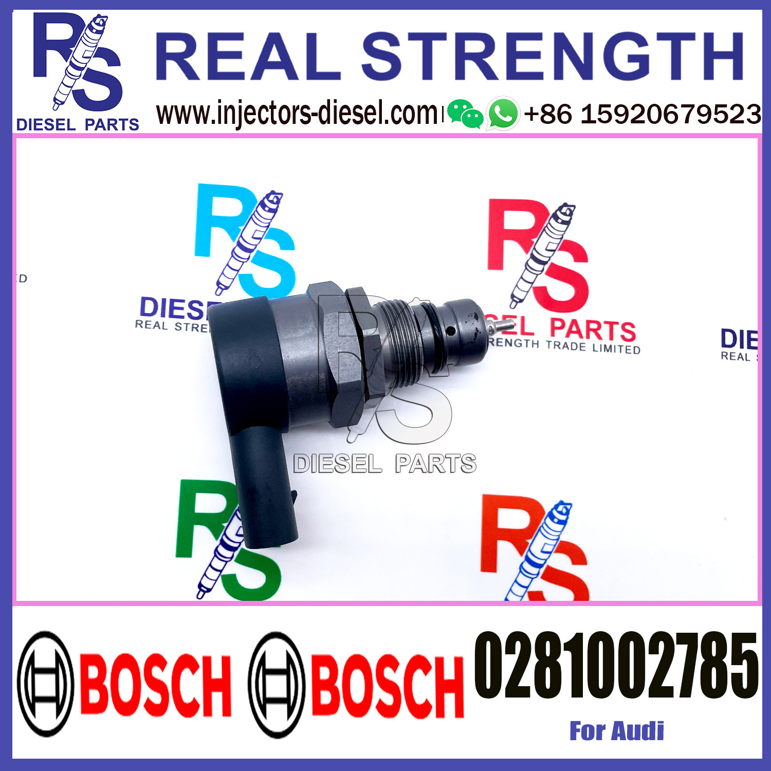BOSCH Control Valve 0281002785 DRV Regulator Solenoid 0281002785 for Audi