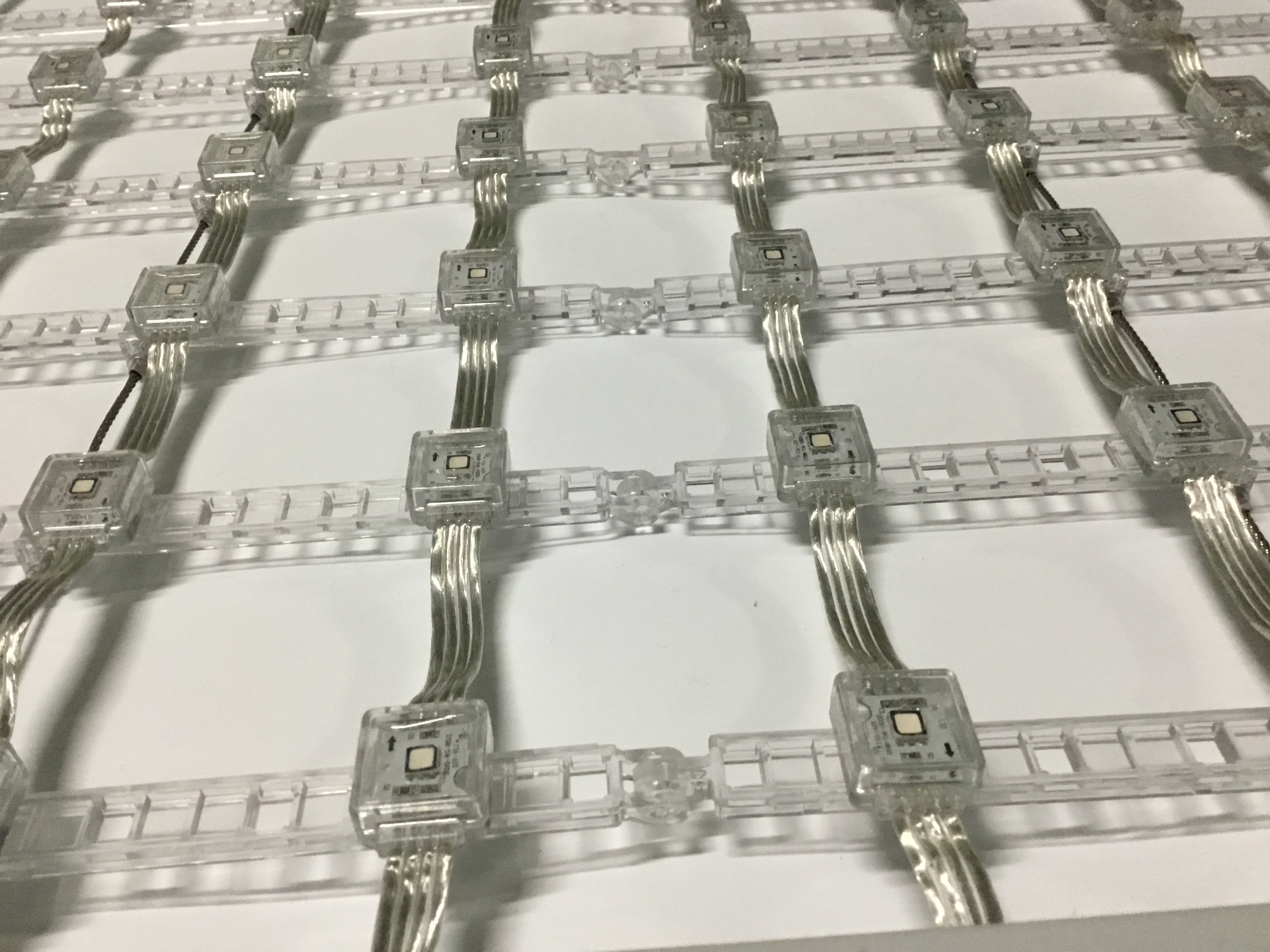 Soft LED Grid Screen 10mm Pixel Pitch for Shopping Mall Advertising