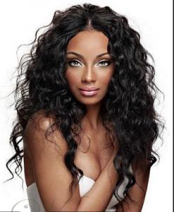 Buy cheap Brazilian Curly Full Lace Wigs Human Hair Wigs With Baby Hair Natural Black product