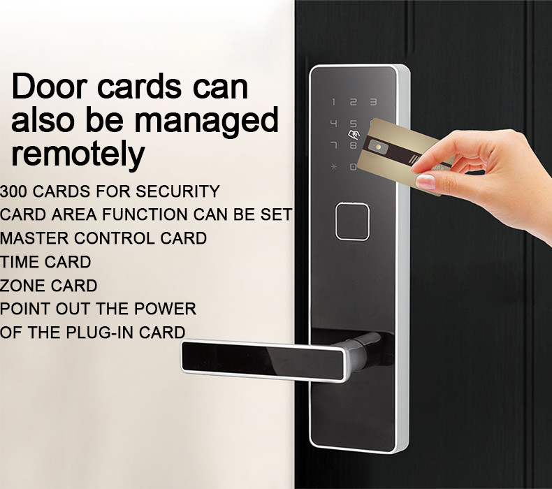 Electronic Outdoor Keypad Door Lock , Entry Door Locks High Security Silver