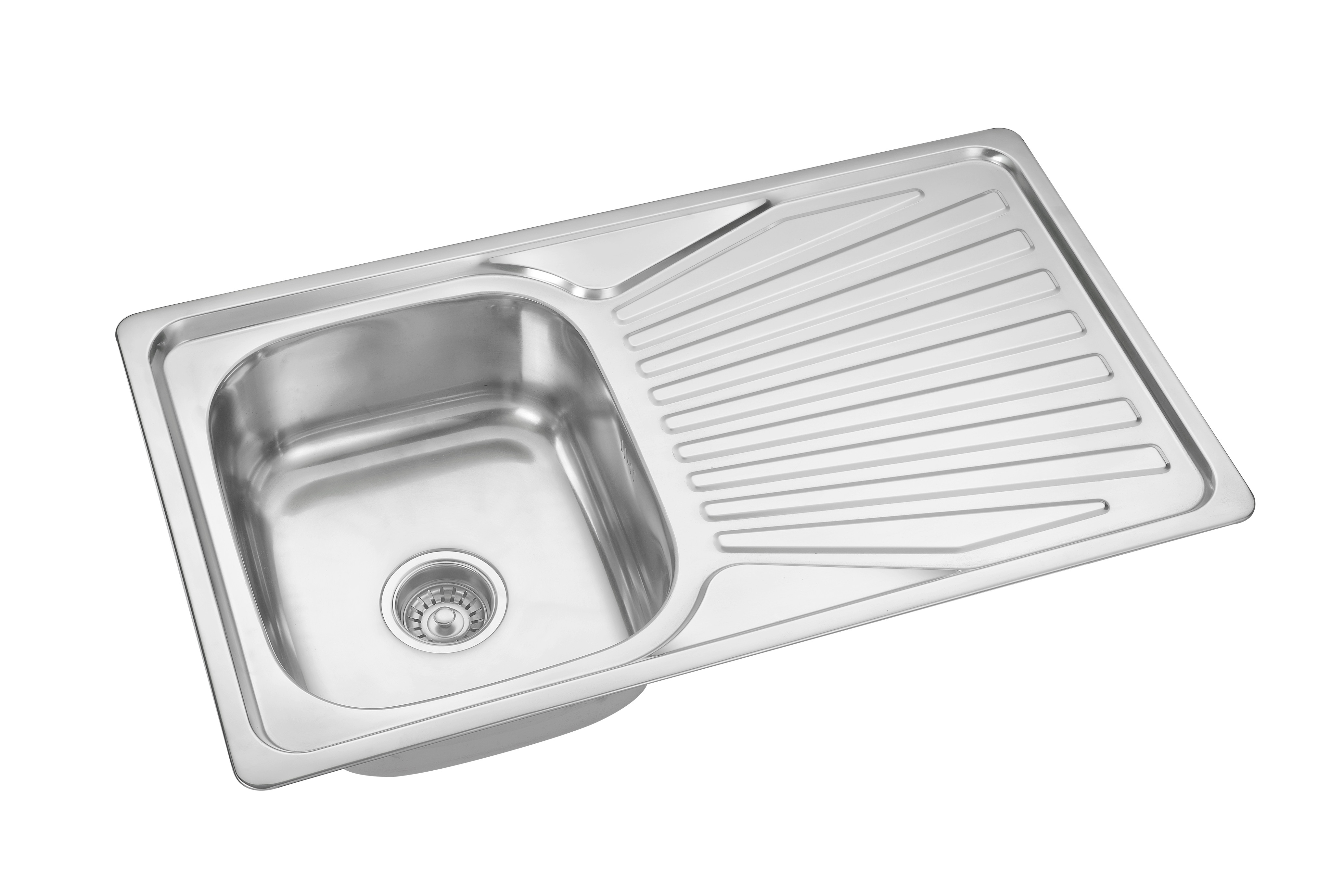 910*450mm Single Bow Topmount Kitchen Sink Anti Corrosion