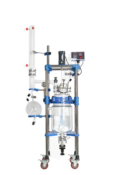 Chemical Glass Reactor 316L Evaporator Stainless Steel Vacuum -0.098MPa Spray