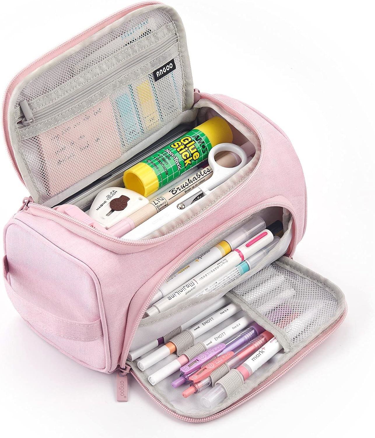 HVOMO BIG CAPACITY PENCIL CASE HIGH LARGE STORAGE POUCH MARKER PEN CASE TRAVEL SIMPLE STATIONERY BAG SCHOOL COLLEGE