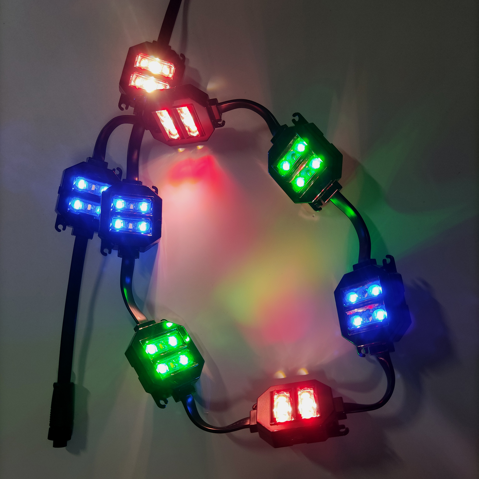 Landscape Full Color LED Point Lights Smd5050 IP67 24v For Holiday Lighting