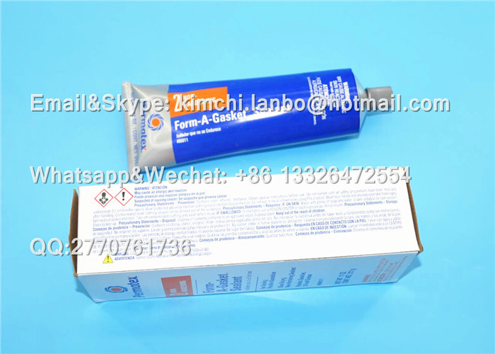 Form-A-Gasket Sealant for sealing flexible assemblies machine parts consumables