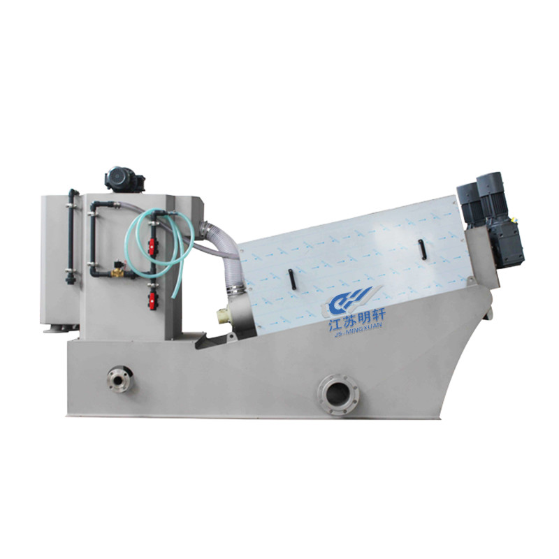 3.7kw Volute Sludge Screw Filter Press Machine SUS304 2050 * 750 * 1200