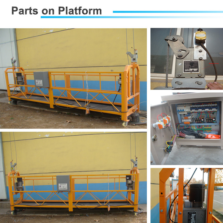 ZLP800 Climbing Platform 440V/60Hz High Window Cleaning Equipment Sale for Philippines