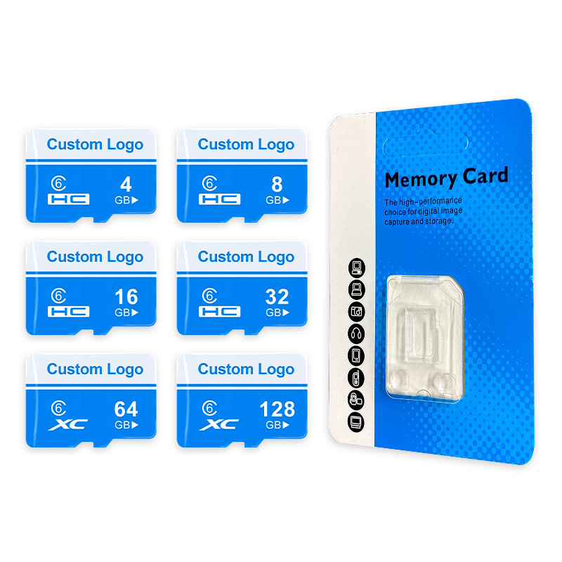 Customizable SanDisk 128GB 3.0 Memory Card with Protective Case OEM Blister Packing