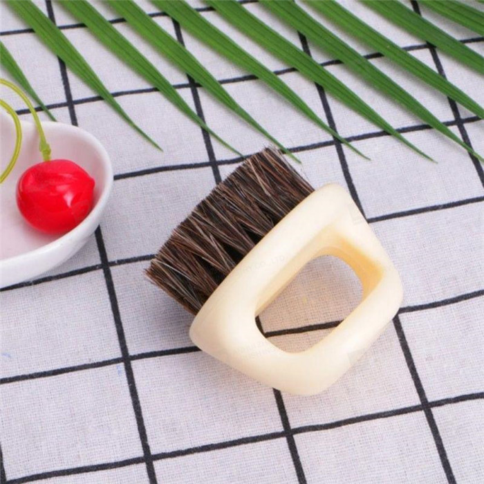 Horse Hair Car Detailing Brush 110g Tire Cleaner For Leather Seat Mat Dashboard