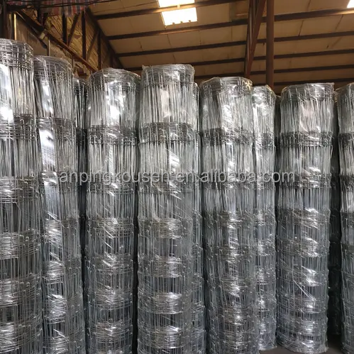 Metal Frame Farm Fence Galvanized Fixed Knot Field Wire Hinge for Cattle Horse Sheep
