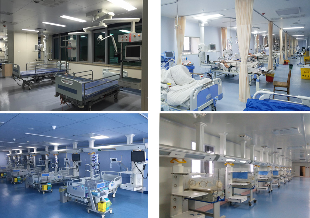 Hospital Large Medical Equipment Surgical LED Shadowless Operating Light With 700mm Double Lamps ECOP001