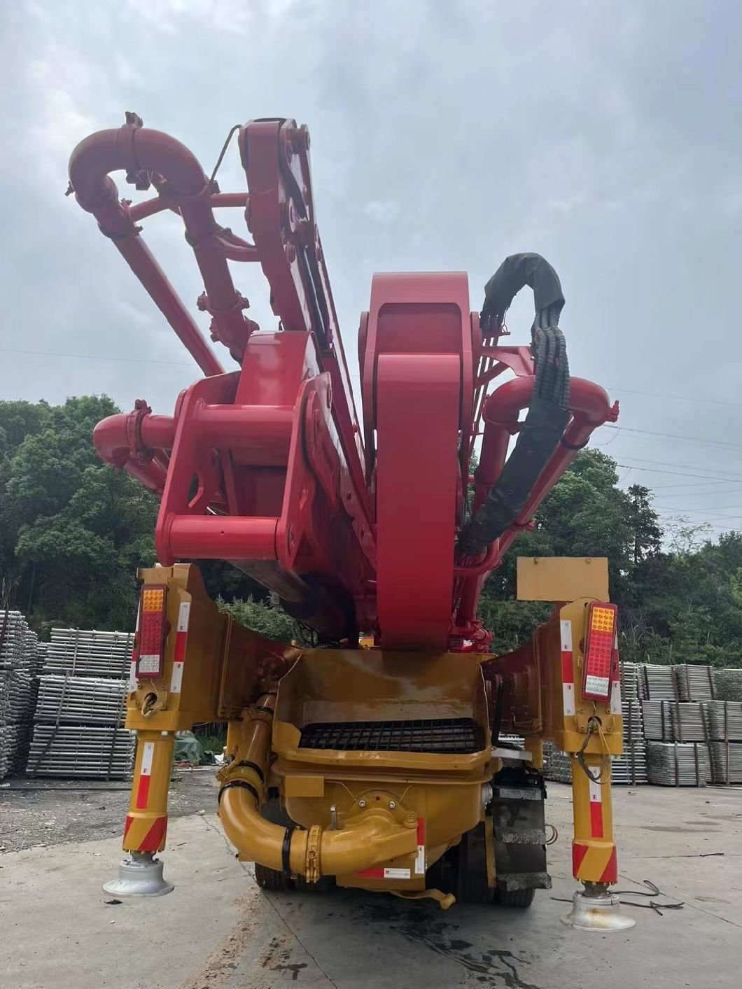 2019 SA Ny 62m Used Concrete Pump Truck Construction Machine on Mercedes Benz Concrete Boom Pump