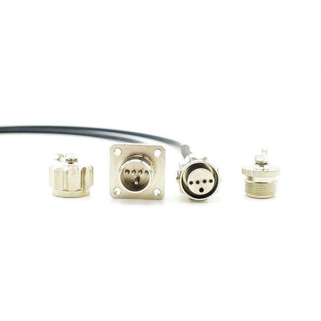 4 Core ODC Plug / Socket To LC Fiber Optical Patch Cord Cable Assembly