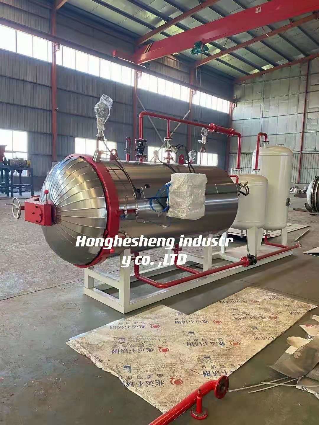 Electric Heating Stainless Steel Vulcanizing Tank Manual Controlled