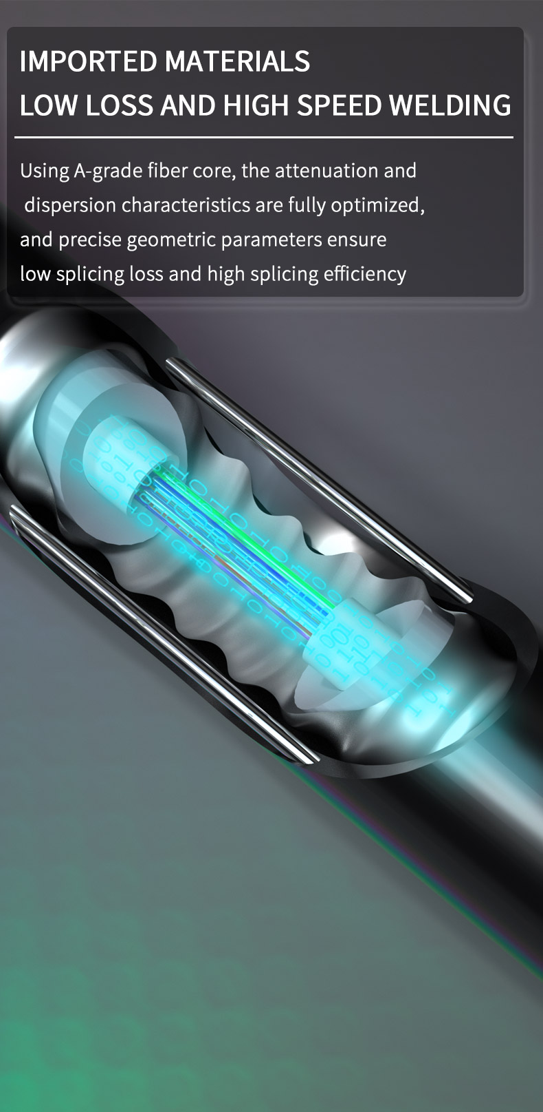 Custom Length HXCOWO GYXTW G652D 2/4/6/8/12/24/24/48/96 Core Armoured Fiber Optic Cable