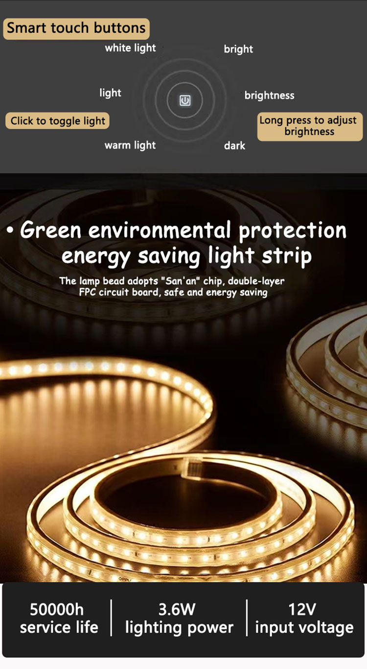 Silver Lenses Material Touch Control Led Retail Beat-room Mirror for Home Bathroom