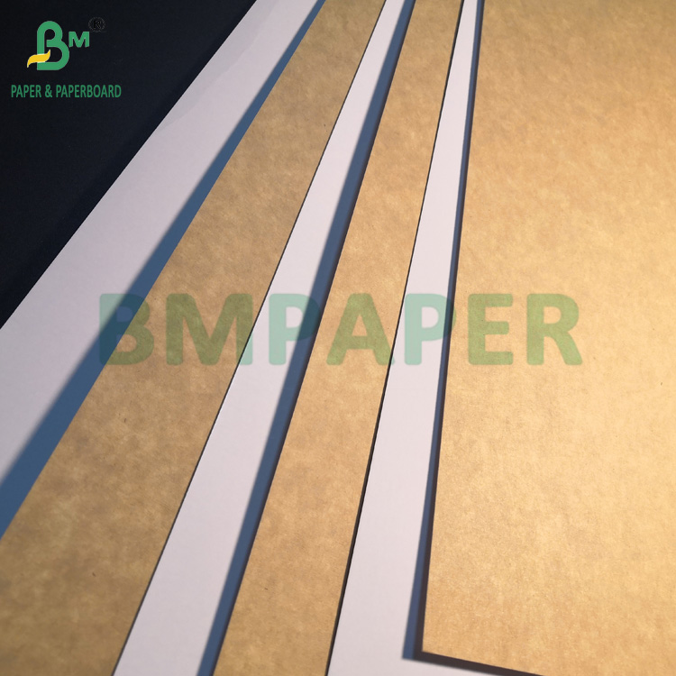 235gsm 275gsm Coated Kraft Paper Board For Dessert Boxes Food Safe 61 x 86cm