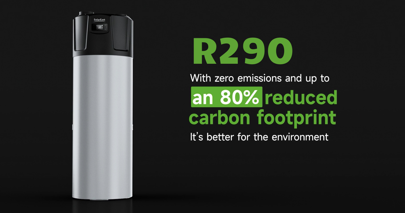 200L R290 Energy-efficient Heat Pump Water Heater For Reliable Hot Water Supply Reducing Energy Consumption
