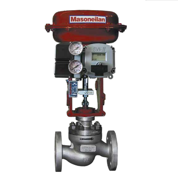 Pneumatic Actuator With Masoneilan digital Valve Positioner SVI2 AP-21113111 SVI2 AP-21123121 with chinese control valve