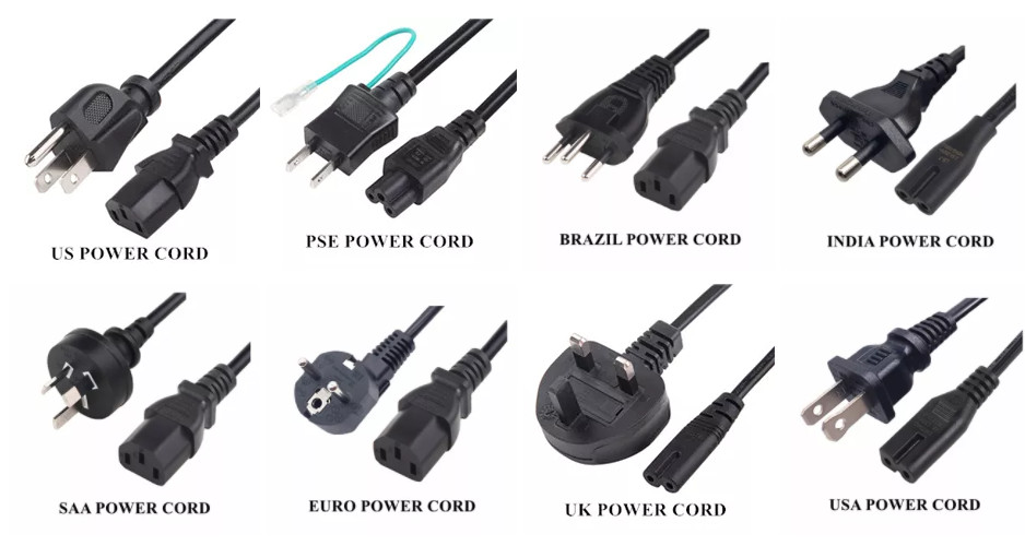 SAA Black C13 Extension Cord , 10A 250V Power Cord Au Australia AC Plug Type