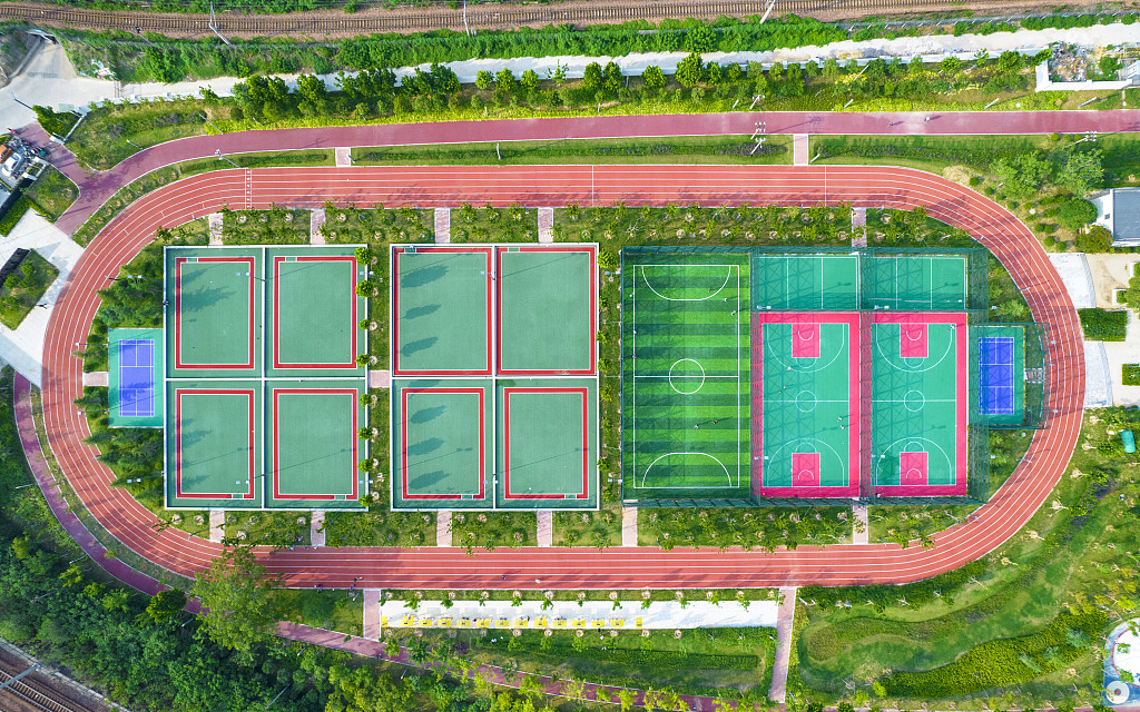 Athletic Track Surface Synthetic Sandwich System Sports Flooring Asphalt