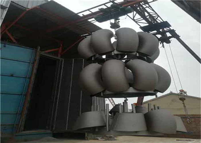 Carbon Steel Elbow Pipe Fitting 219mm Shot Blasting Machine