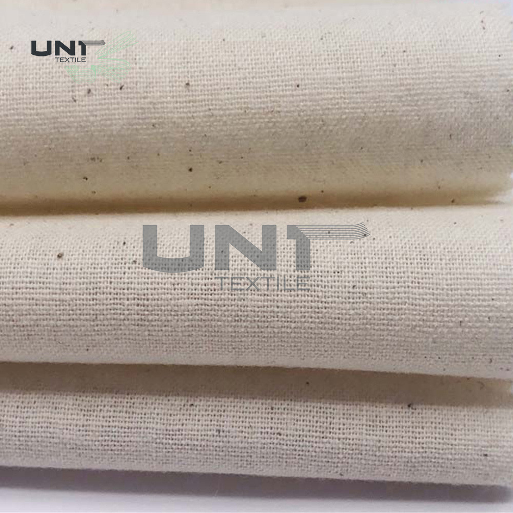 Twill Weave Pocketing Fusible Lining Fabric Plain Dyed Pattern