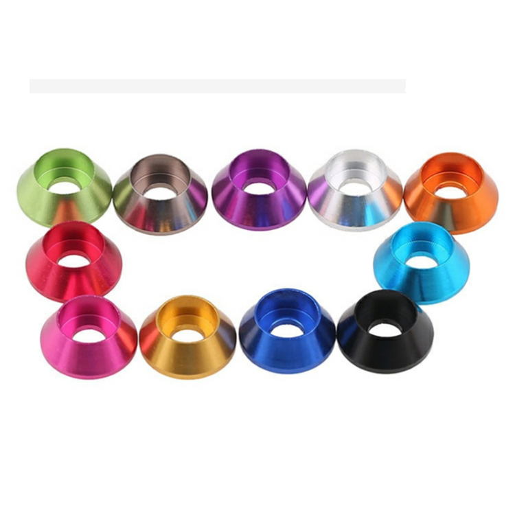 Aluminum Alloy Cylindrical Cup Head Washer Inner Hexagon Screw Tapered Washer