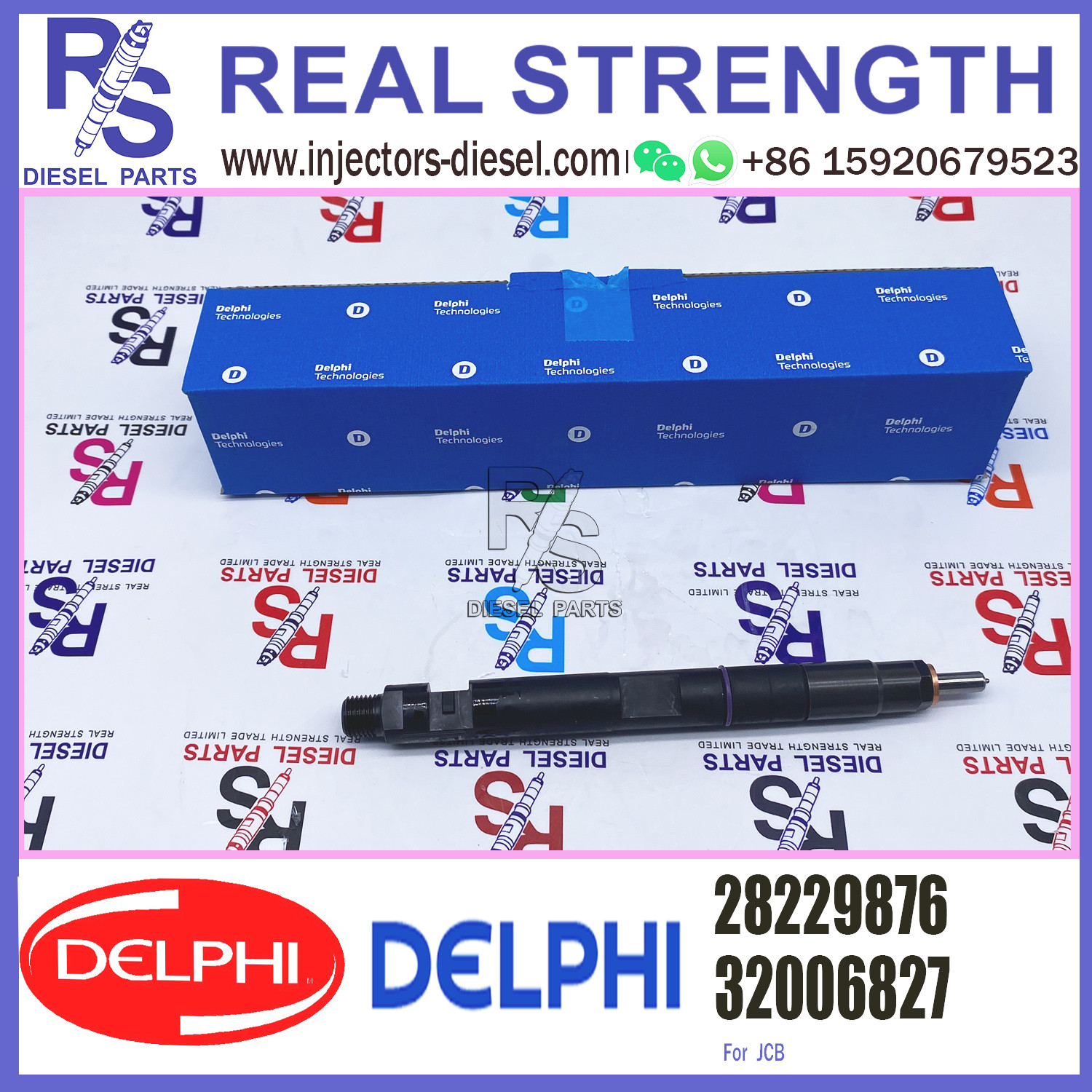 Genuine Diesel Fuel Injector Assy Common Rail 28229876 320 06827