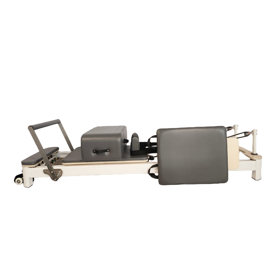Gericon G-PR005 commerical use white aluminium pilates reformer for Fitness