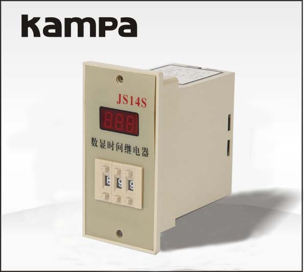 JS14S AC 220V 0.01S-999H 11-Pin Adjustable Time Digital Delay Switch Electronic Timer Relay