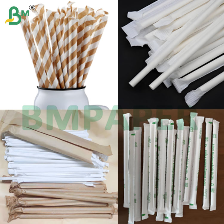 28gsm Non Toxic Good Tensile Strength Straw Packing Paper Rolls