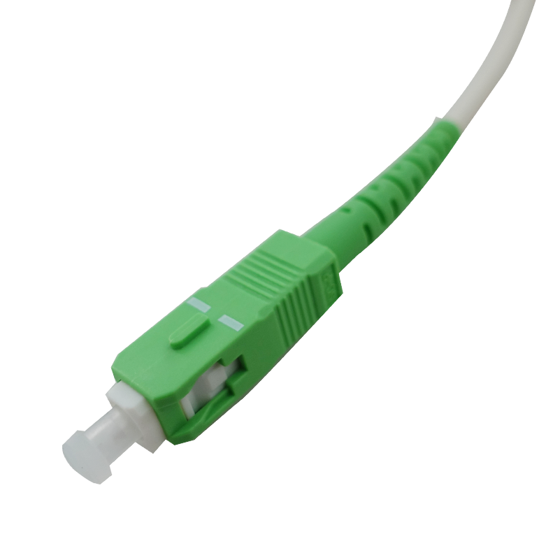 16ft CATV Simplex Fiber Optic Patch Cord SC UPC To FC UPC Single Mode LSZH 1